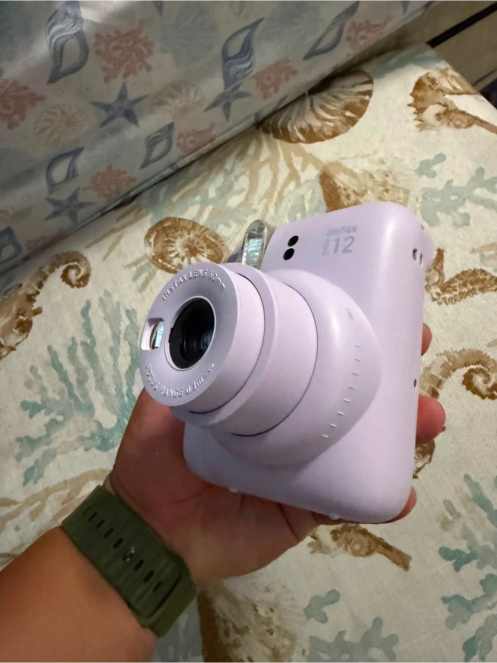 Fujifilm Instax Mini 12 Instant Camera - Lavender with 2 cases.